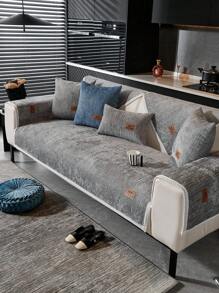 1 Miếng Dày lên Đệm sofa , Bắc Âu hiện đại Phong cách Thú cưng Chống lại Và Chống trơn trượt Khăn Sofa , Mùa Xuân Mùa thu Thú cưng Thân thiện Chống xước Bọc ghế sofa , Thích hợp Đối với Phòng khách Hình chữ L Sofa , 1/2/3/4 An ninh Sofa ( Riêng biệt ) - Màu Xám nhạt - Xem 3