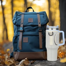 1 pièce Manchon isotherme pour gobelet 30oz/40oz, avec sangle d'épaule réglable, matériau étanche, s'adapte aux porte-gobelets de voiture, isotherme pour la maison, le camping, les courses, l'école, la randonnée - Multicolore - Voir 9