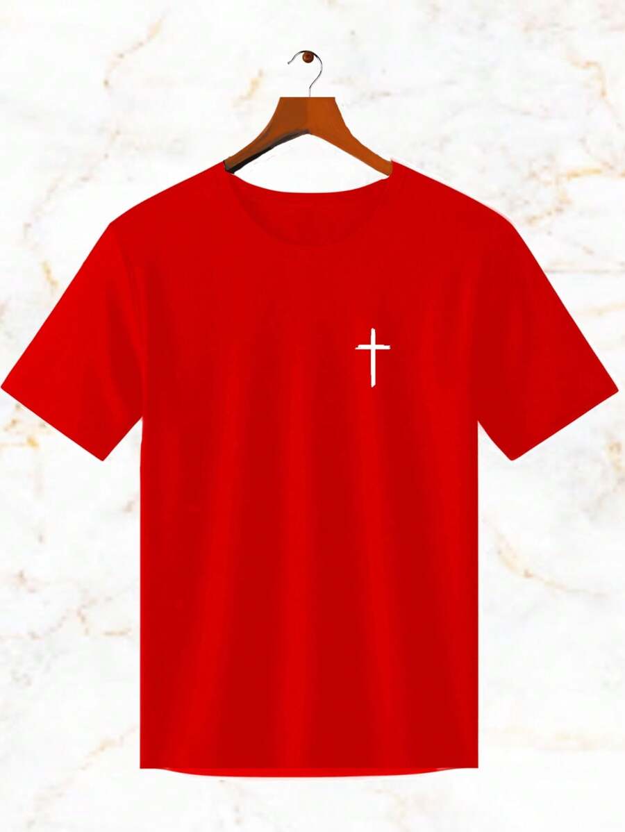 Men T-Shirts - 紅色 - 查看 1