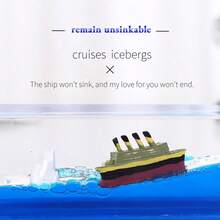 1 Pieza Botella Decorativa Fluida Al Estilo De Barco De Crucero Para Escritorio De Oficina En El Hogar, Decoración Para La Habitación - velero - Ver 2