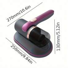 1pc Handheld Uv Disinfection Wax Remover For Household, Bed Cleaning Small Appliance, Vacuum Cleaner - Black - View 2