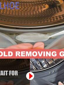 1pc Mold Remover Gel For Furniture, Tile, Wall Cleaning - Red - View 4