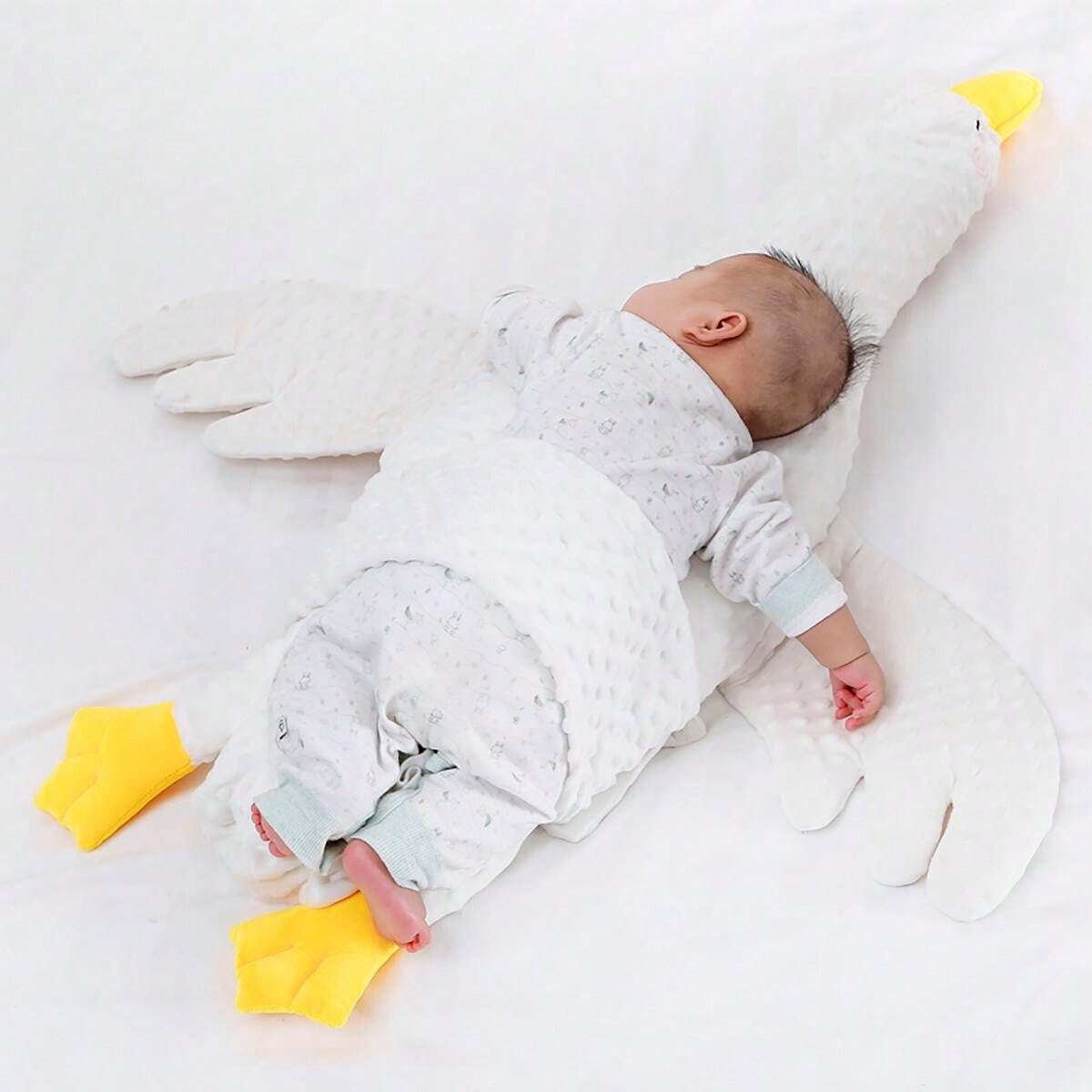 Big White Goose Infant Soothing AntiFlatulence Pillow; Newborn Baby