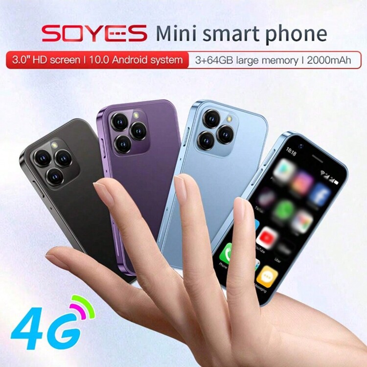 Soyes Xs16ミニスマートフォン Android 10搭載 3.0インチ 4g Sim