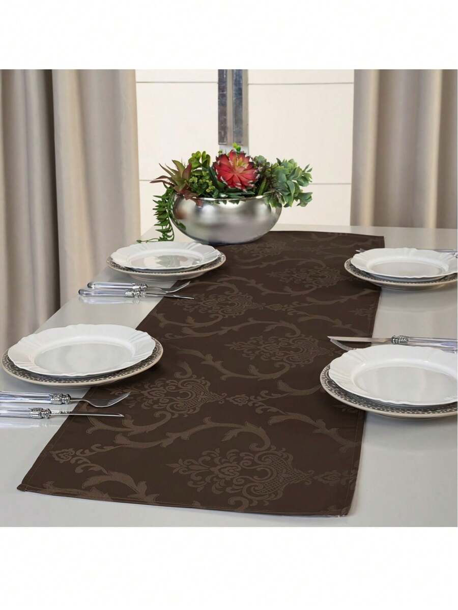 Table Runners - MÀU NÂU - Xem 1