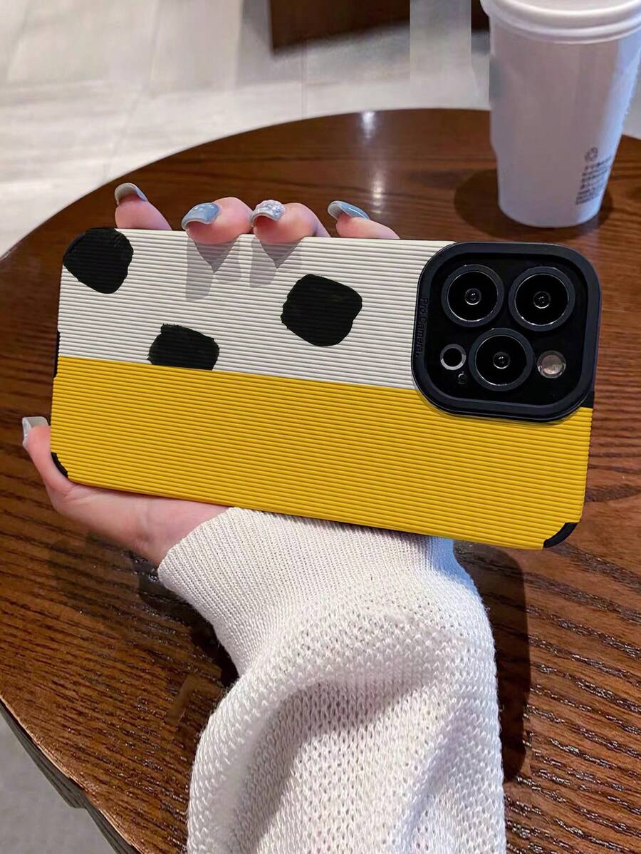 1pc-soft-silicone-anti-fall-phone-case-with-cow-print-design-for-iphone