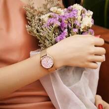 腕表 TREND 系列珍珠贝母表盘石英女表 - 粉色 - 查看 5