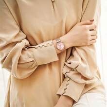 腕表 TREND 系列珍珠贝母表盘石英女表 - 粉色 - 查看 6