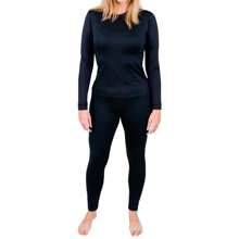 Women Thermal Underwear Sets - Black - View 4