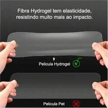 Pelicula Hidrogel Xiaomi Mi 9 lite Anti impacto Anti riscos - Transparente - Visão 4