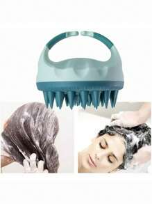 旅行/家居套裝,中空梳子,中空按摩梳子,滾輪梳子,圓形梳子,捲髮器,鱷魚夾,美髮夾,附帶收納袋 - 綠色 - 查看 7