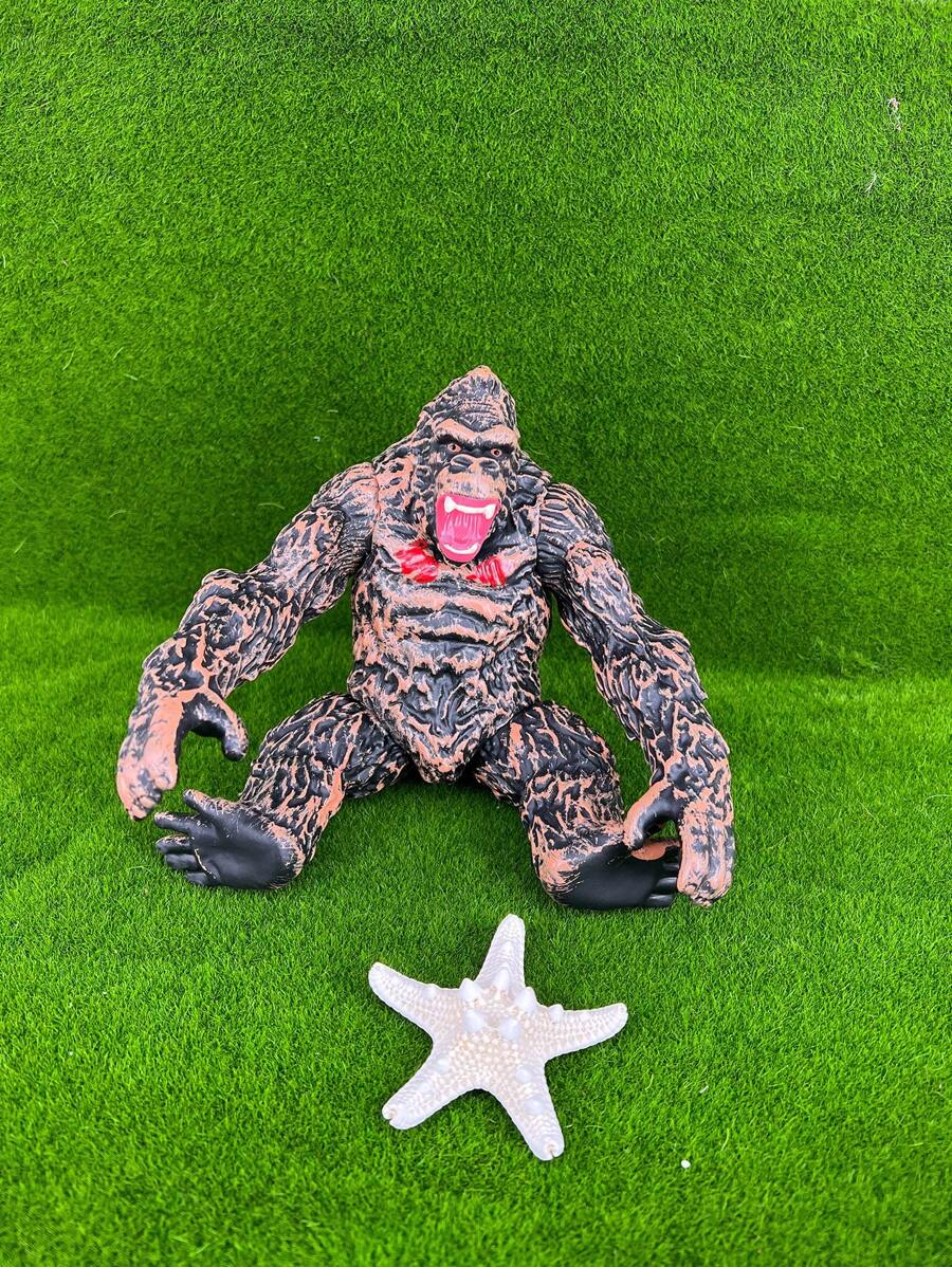 1pc Random Color Animal Joint Movable Gorilla Model Toy, Educational