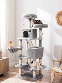 Feandrea Cat Trees & Condos - 淺灰色 - 查看 1