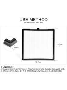 Red De Filtro Para Recolector De Polvo De Uñas, 1 Pieza De Filtro De Repuesto Para Recolector De Polvo De Arte De Uñas, Accesorio Original Para Aspiradora De Uñas, Filtro De Prevención De Polvo Compatible Con La Máquina De Recolector De Polvo De Uñas, Herramienta Y Equipo De Salón De Uñas - Blanco - Ver 2