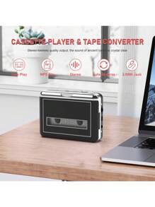 DIGITNOW Convertidor USB de Cassette a MP3, Convertir Audio Cassette a MP3 Digital,para Grabar Cassette a mp3 en Windows - Negro - Ver 7