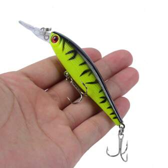 1 Pc Jerkbait Méné Manivelle Leurres De Pêche Appât Dur Wobbler Artificiel Pour Brochet À La Traîne Carpe Matériel De Pêche Swimbait