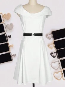 Plus Size Elastic Women Belts 1 PC Fashionable Y2K 1.2inch Thin Skinny Black Casual Waistband Belts With Golden Silvery Buckle For Jeans Dresses Coat Pants Valentine's Day Gift Accessories Summer, School Fall, Autumn, Halloween - Multicolor - View 7