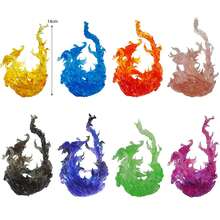 1 Miếng Ngọn lửa Hiệu ứng Mô hình Anime Nhân vật hành động DIY Bối cảnh Đồ trang trí Phụ kiện - Màu tím Violet - Xem 3