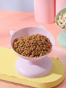 猫/狗爱好者礼物和狗/猫妈妈爱宠物脊椎保护高架喂食碗，适合猫爱好者和猫妈妈爱和狗爱好者和狗妈妈爱 - 粉色 - 查看 7