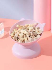 猫/狗爱好者礼物和狗/猫妈妈爱宠物脊椎保护高架喂食碗，适合猫爱好者和猫妈妈爱和狗爱好者和狗妈妈爱 - 粉色 - 查看 6