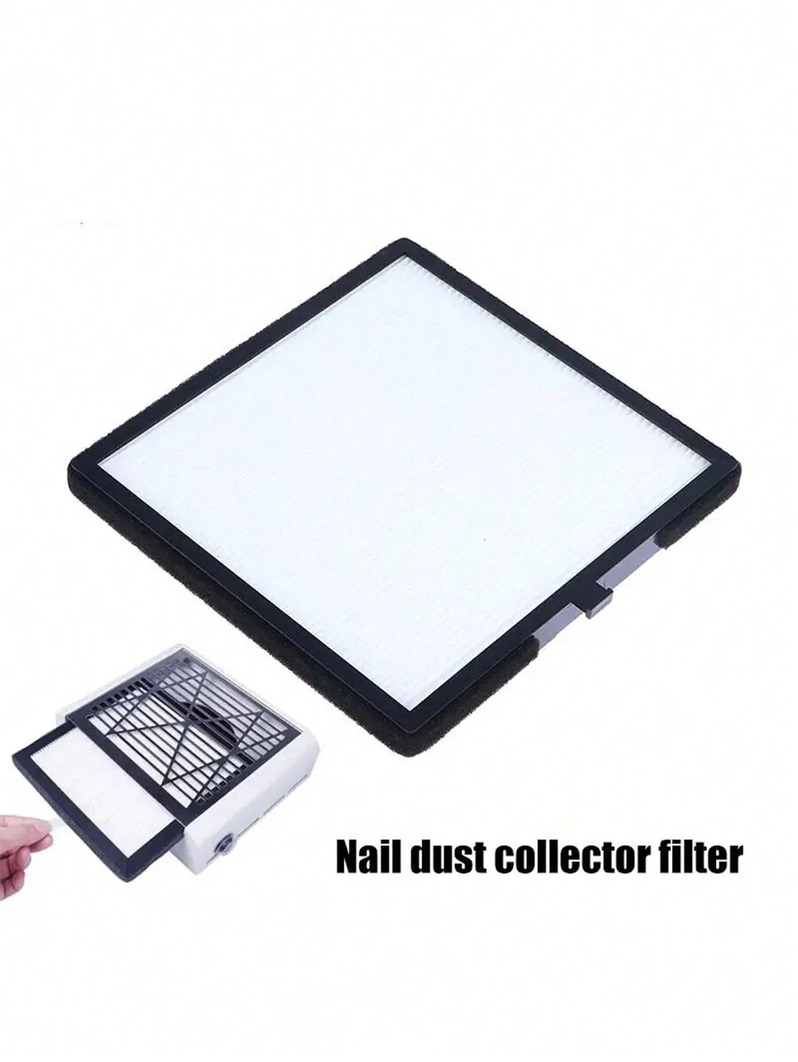 Red De Filtro Para Recolector De Polvo De Uñas, 1 Pieza De Filtro De Repuesto Para Recolector De Polvo De Arte De Uñas, Accesorio Original Para Aspiradora De Uñas, Filtro De Prevención De Polvo Compatible Con La Máquina De Recolector De Polvo De Uñas, Herramienta Y Equipo De Salón De Uñas - Blanco - Ver 1