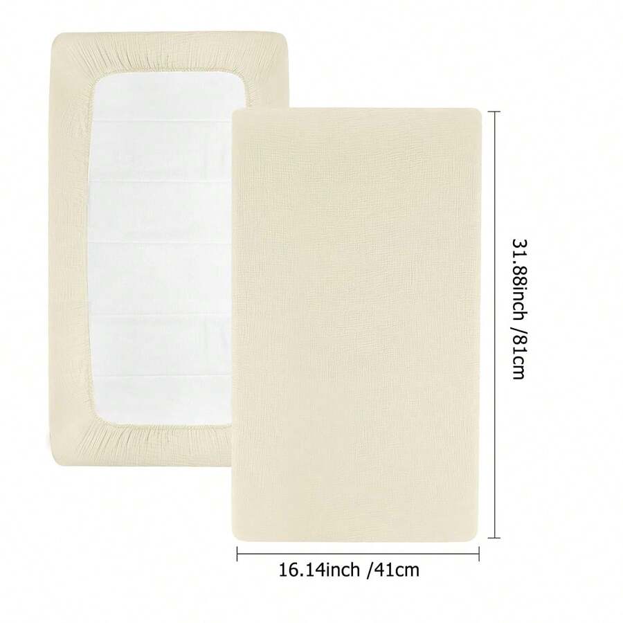 1pc Fitted Sheet, Size 81*41cm, Soft And Breathable, Plain Weave Fine