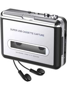 DIGITNOW Convertidor USB de Cassette a MP3, Convertir Audio Cassette a MP3 Digital,para Grabar Cassette a mp3 en Windows - Plateado - Ver 8