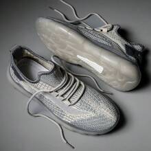 Nouvelles Chaussures de course d'été 2025 pour hommes, à semelle souple et respirante en maille, confortables et légères