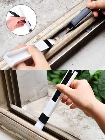 1pc/3pcs/6pcs Multi-Function Cleaning Tool Kit, Crevice Brush, Cleaning Tools For Window, Bathroom, Kitchen, Car Detailing, Perfect Gift For Mom And Dad
