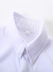 KIMOCAT Spring Gentleman Style Birthday Party Suit For 1-Year-Old Baby Boy, Including Long Sleeve Jumpsuit, Vest And Pants - Green - View 3