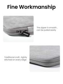 UGREEN 笔记本电脑平板电脑包皮革 13-13.9 14-14.9 英寸包保护套适用于 Pro Air iPad/iPad Pro 保护套笔记本电脑 iPad Pro Air 保护套 - 灰色 - 查看 5