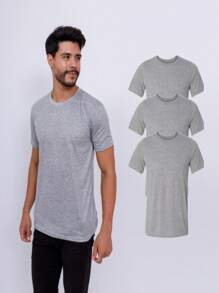 Men T-Shirts & Tanks - 灰色 - 查看 1