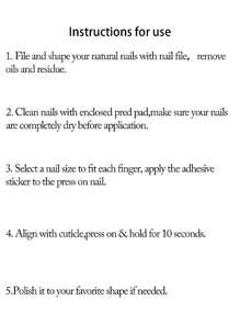 10入組短款螢光紫色蝴蝶結&月亮&星形假甲,手工製作 - 淡紫色 - 查看 9