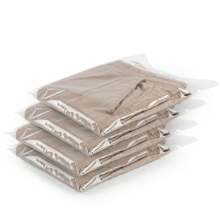 embalagem saco plástico transparente para embalar roupas em geral ( L 20x30 1kg 280pçs) (M 25x35 1kg 190pçs) ( G 30x40 1kg 135pçs) micra 0.06 - Transparente - Visão 1