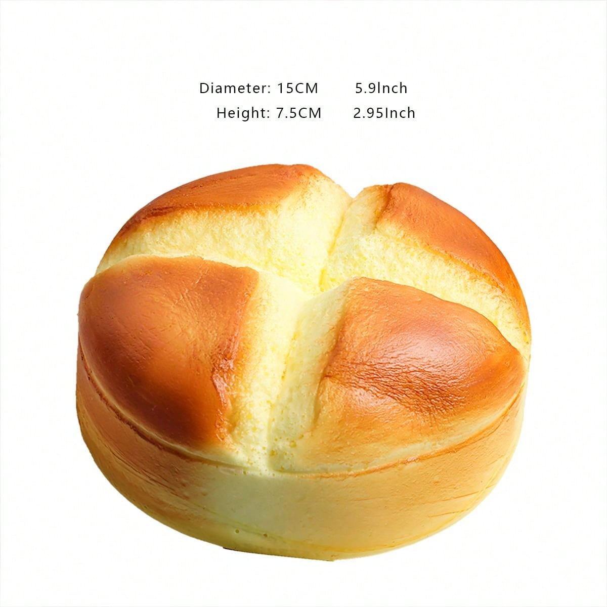 1pc Cheese And Bread Shaped Artificial Craft Decorative Item For Home
