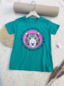 Women T-Shirts - Màu xanh lá cây đậm - Xem 2