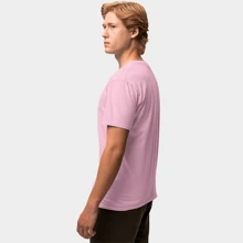 Men T-Shirts - Màu Hồng baby - Xem 3