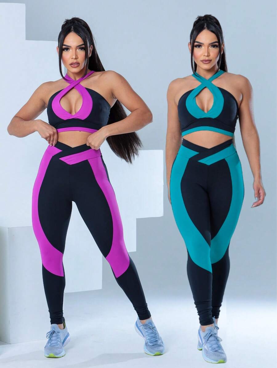 Women Sports Sets - 彩色 - 查看 1