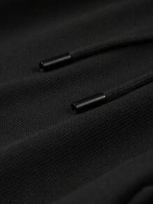 男士宽松口号印花短袖 T 恤和短裤运动套装，运动服，运动服男士短裤套装男士短裤套装男士两件套服装 - 棕色 - 查看 11