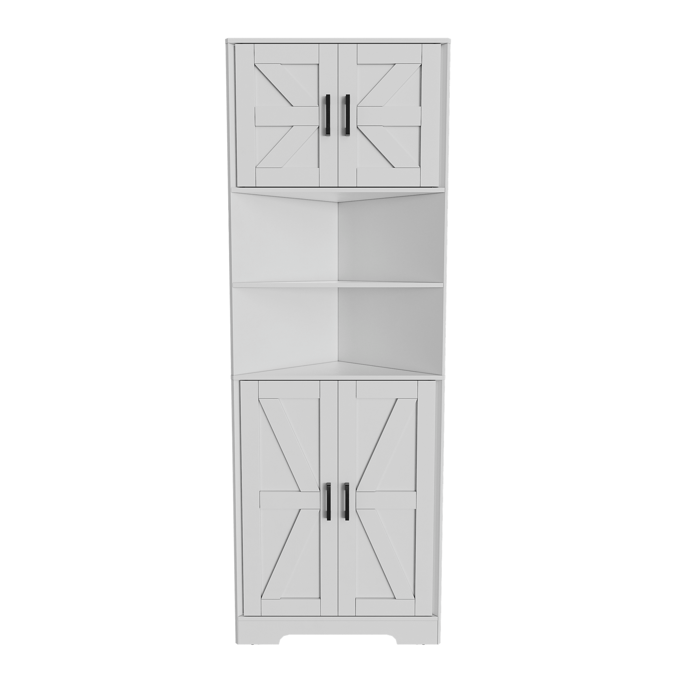 Farmhouse Corner Wine Corner,5Tier Tall Storage