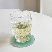 1入組漸變色丙烯酸圓形杯墊,裝飾熱飲和桌面墊 - 彩色 - 查看 10