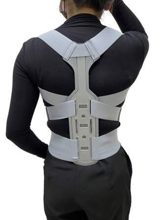 1 件背部姿势矫正器、肩部支撑带、腰部修剪带、健身房配件