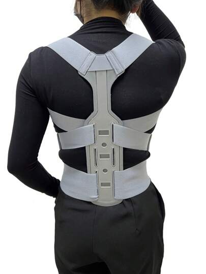 1 pieza Corrector de postura de espalda, Cinturón de soporte para los hombros con faja lumbar para la cintura, accesorio para gimnasio