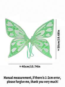 1 Miếng Love In Loại bướm Nàng tiên Cánh Lễ Hội Halloween Buổi tiệc Chơi Đạo cụ - Nhiều màu - Xem 4