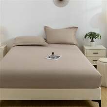 1 Vỏ Nệm Chống Thấm, Tấm Bọc Chống Bụi Màu Đơn Giản, Có Thể Giặt Bằng Máy - Nhiều màu - Xem 4