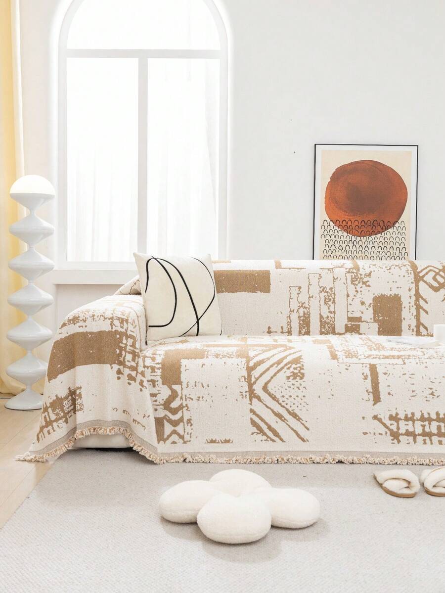 1 Miếng Hiện đại Không trượt Chenille Chăn bọc Ghế sô pha Cái đệm , Bốn phổ cập Chống trượt Bọc ghế sofa Đối với Khăn trải bàn , Tthảm Dã ngoại , Nhiều-use In Phòng ngủ , Phòng khách , Ngoài trời - Màu cà phê - Xem 1