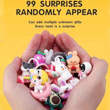 New Fun Capsule Toy Vending Machine Blind Box Toy Surprise Doll Machine Figure Toy, Educational Puzzle Parent-Child Game Toys, Novel Memory Toy, Parent-Child Interactive Toy, Inspire Children's Curiosity, Develop Memory Skills - Yellow - View 4