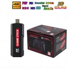 A Có thể mang đi X2 Trò Chơi Gậy Bảng điều khiển trò chơi Với 64GB Của Chơi game Trí nhớ , Gấp đôi Xử lý 4K Đầu ra Độ nét cao TV Thích hợp Đối với N64 - màu đen - Xem 1