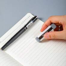 5入組全砂橡皮擦,不留痕跡,適用於鉛筆、圓珠筆、凝膠筆、滾球筆 - 灰色 - 查看 4