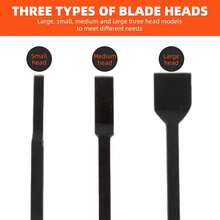 Gasket Scraper Set-Chrome Vanadium Steel Material Gasket Scraper Tool, Non-Slip Handle Razor Scraper Tool, Suitable For Cleaning Car Side Moldings, Badges, Gaskets, Decals (4 PCS) - Black - View 4